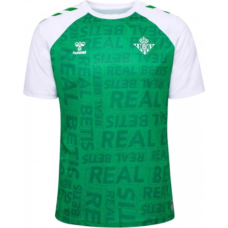 Camiseta hummel Camiseta Pre-partido Real Betis 2023 2024